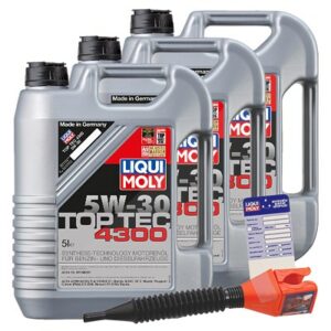 Liqui moly  15 L Top Tec 4300 5W-30+Anhänger+Tricht  5440 : 3741 : 3050