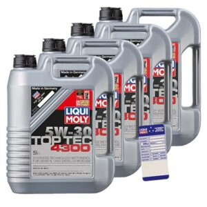 Liqui moly  20 L Top Tec 4300 5W-30 + Ölw.-Anhänger  3741 : 5440