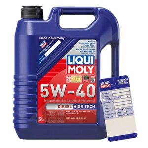 Liqui moly 5 L Diesel High Tech 5W-40 + Ölwechsel-Anhänger  1332 : 5440