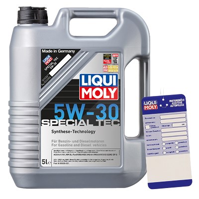 Liqui moly 5 L Special Tec 5W-30 + Ölwechsel-Anhänger  1164 : 5440