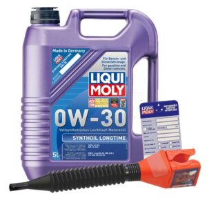 Liqui moly 5 L Synthoil Longtime 0W-30 + Ölwechsel-Anhänger  5440 : 1172 : 3050