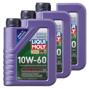 Liqui moly 3x 1 L Synthoil Race Tech GT1 10W-60  1390