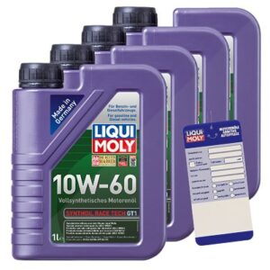 Liqui moly 4x 1 L Synthoil Race Tech GT1 10W-60+Ölw.-Anhänger  1390 : 5440