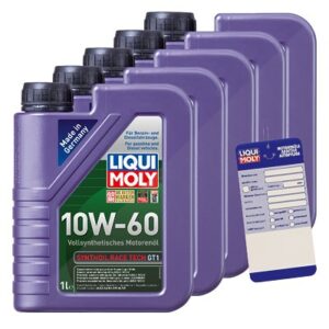 Liqui moly  5x 1 L Synthoil Race Tech GT1 10W-60+An  1390 : 5440