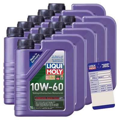 Liqui moly 10x 1 L Synthoil Race Tech GT1 10W-60  1390 : 5440