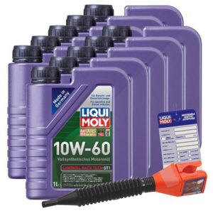 Liqui moly  10x 1 L Synthoil Race Tech GT1 10W-60 +  5440 : 1390 : 3050