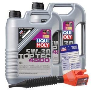 Liqui moly  10 L Top Tec 4500 5W-30+Anhänger+Tricht  5440 : 3729 : 3050