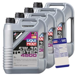 Liqui moly  20 L Top Tec 4500 5W-30 + Ölw.-Anhänger  3729 : 5440