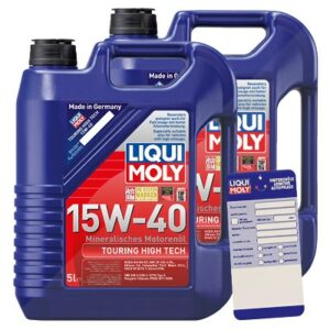 Liqui moly 10 L Touring High Tech 15W-40 + Ölwechsel-Anhänger  1096 : 5440