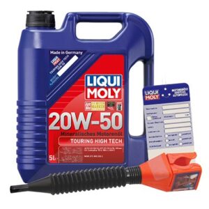 Liqui moly 5 L Touring High Tech 20W-50 + Ölwechsel-Anhänger  5440 : 1255 : 3050