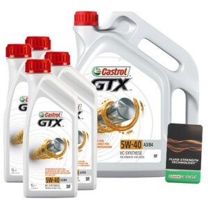 Castrol  9 L GTX 5W-40 A3/B4 + Ölwechsel-Anhänger  15218E : 15218F : DE01675