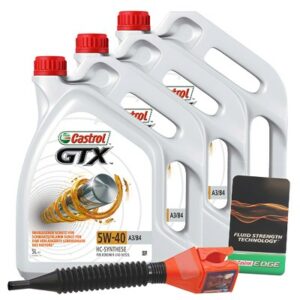 Castrol  15 L GTX 5W-40 A3/B4 + Anhänger + Trichter  DE01675 : 15218F : 3050