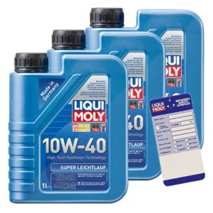 Liqui moly  3x 1 L Super Leichtlauf 10W-40+Anhänger  1300 : 5440