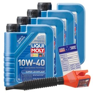 Liqui moly  4x 1 L Super Leichtlauf 10W-40 + Anhäng  1300 : 5440 : 3050