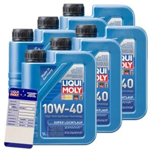 Liqui moly  6x 1 L Super Leichtlauf 10W-40+Anhänger  1300 : 5440