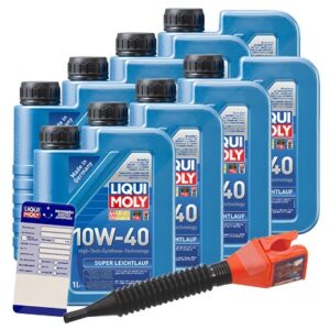 Liqui moly  8x 1 L Super Leichtlauf 10W-40 + Anhäng  1300 : 5440 : 3050