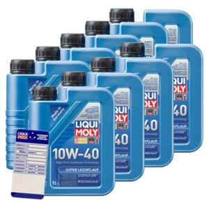 Liqui moly  9x 1 L Super Leichtlauf 10W-40+Anhänger  1300 : 5440