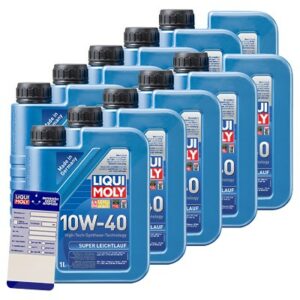 Liqui moly  10x 1 L Super Leichtlauf 10W-40+Anhänge  1300 : 5440