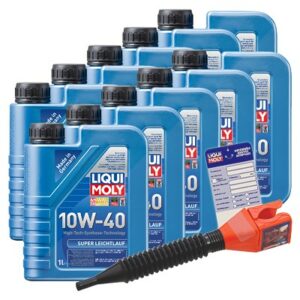 Liqui moly  10x 1 L Super Leichtlauf 10W-40 + Anhän  3050 : 5440 : 1300