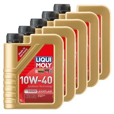 Liqui moly 5x 1 L Diesel Leichtlauf 10W-40 1386