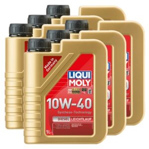 Liqui moly 6x 1 L Diesel Leichtlauf 10W-40 1386