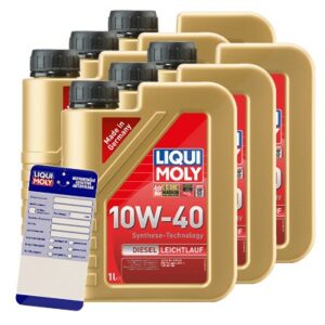 Liqui moly 6x 1 L Diesel Leichtlauf 10W-40+Anhänge 1386 : 5440