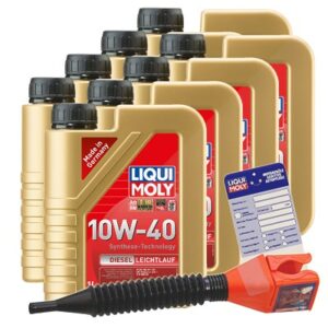 Liqui moly 8x 1 L Diesel Leichtlauf 10W-40 + Anhän 3050 : 1386 : 5440