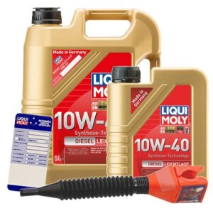 Liqui moly 6 L Diesel Leichtlauf 10W-40 + Ölwechsel-Anhänger 1386 : 5440 : 3050 : 1387