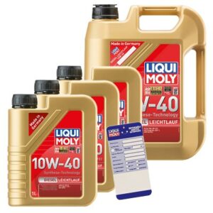 Liqui moly 8 L Diesel Leichtlauf 10W-40 + Anhänger 1386 : 1387 : 5440