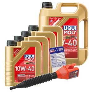 Liqui moly 9 L Diesel Leichtlauf 10W-40+Anhänger+T 5440 : 1386 : 3050 : 1387