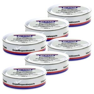 Presto 6x 200g Auspuff-Reparaturpaste 603147